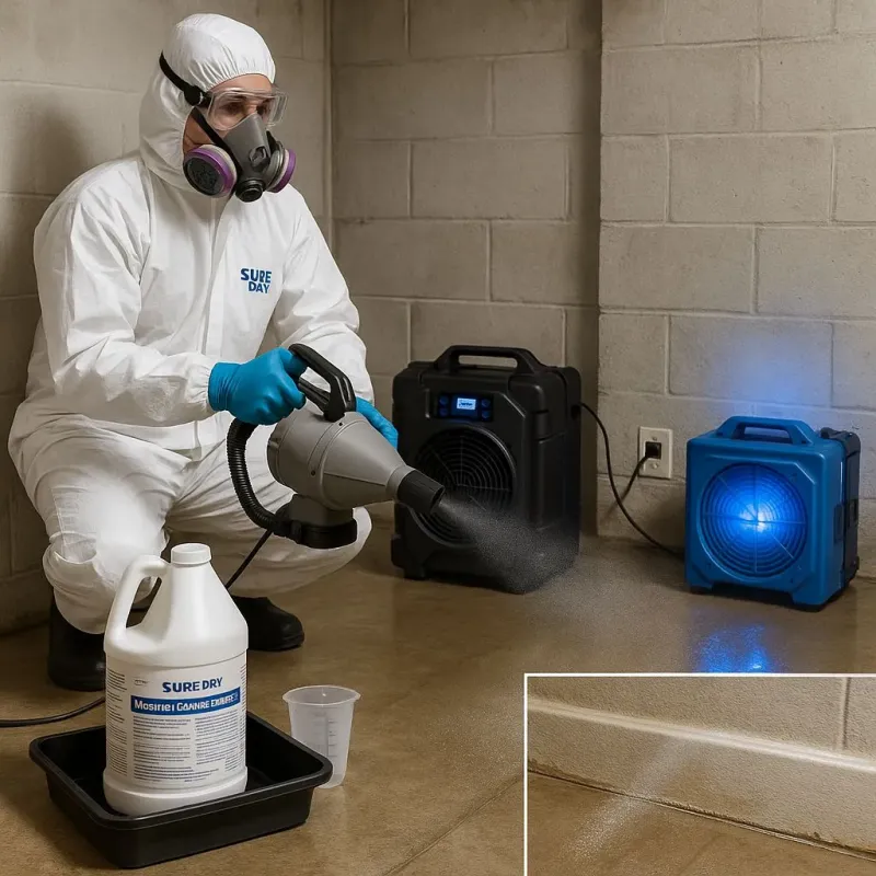 Sanitization and Odor Removal process in Union County, NJ